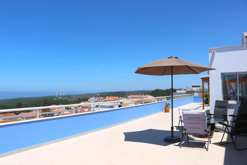 فيلا Sitio Penthouse - Big Terrace With Sea View & Bbq نازاريه المظهر الخارجي الصورة