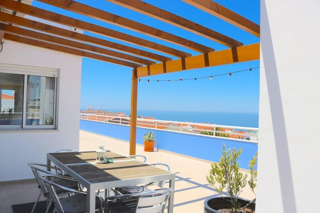فيلا Sitio Penthouse - Big Terrace With Sea View & Bbq نازاريه المظهر الخارجي الصورة