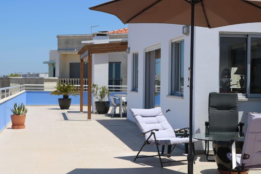 فيلا Sitio Penthouse - Big Terrace With Sea View & Bbq نازاريه المظهر الخارجي الصورة