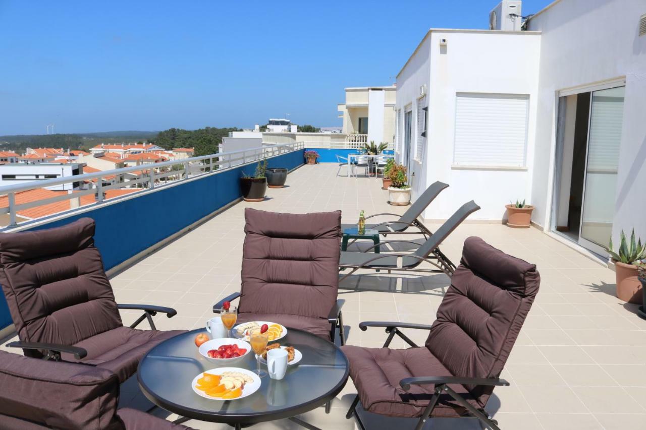 فيلا Sitio Penthouse - Big Terrace With Sea View & Bbq نازاريه المظهر الخارجي الصورة